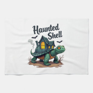 Haunted Shell Turtle Tea Towel