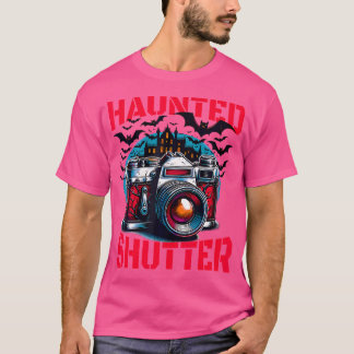 Haunted Shutter Halloween Photography Print For Ph T-Shirt