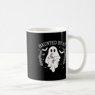 Haunted Six Seven 6 7 Meme 67 Skeleton Hand Hallow Coffee Mug
