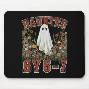 Haunted Six Seven 6 7 Meme 67 Skeleton Hand Hallow Mouse Mat