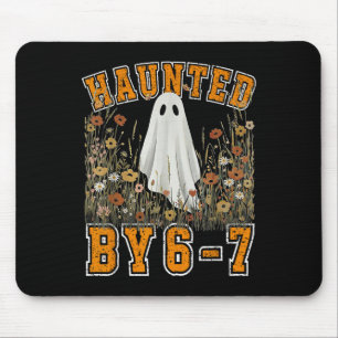 Haunted Six Seven 6 7 Meme 67 Skeleton Hand Hallow Mouse Mat