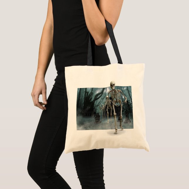 Haunted Skeletons Tote Bag (Front (Product))