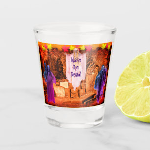 Haunted Spirits Halloween Shot Glass