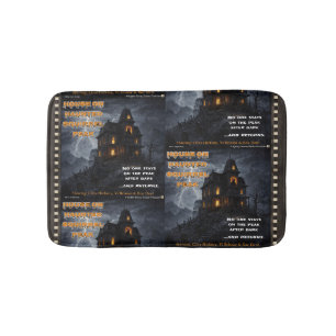 Haunted Squirrel Peak Bath Mat