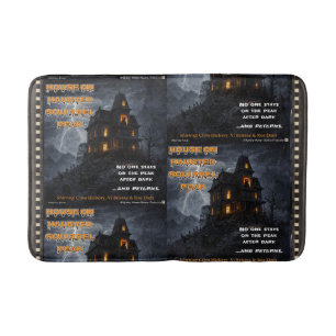Haunted Squirrel Peak Bath Mat