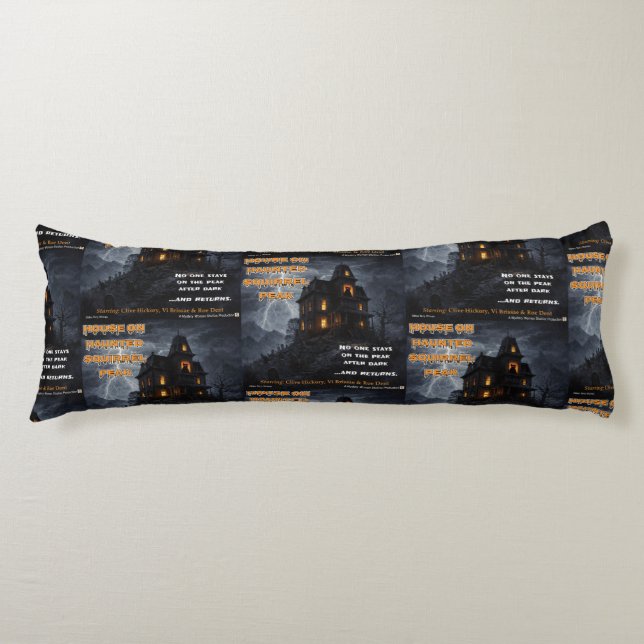 Haunted Squirrel Peak Body Cushion (Front)