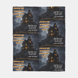 Haunted Squirrel Peak Fleece Blanket