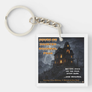 Haunted Squirrel Peak Key Ring