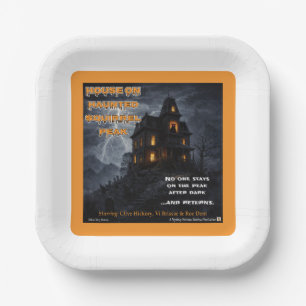 Haunted Squirrel Peak Paper Plate