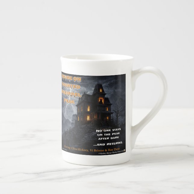 Haunted Squirrel Peak Parody Bone China Mug (Right)