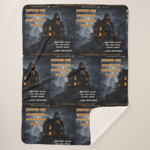 Haunted Squirrel Peak Sherpa Blanket