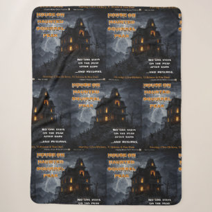 Haunted Squirrel Peak Sherpa Blanket