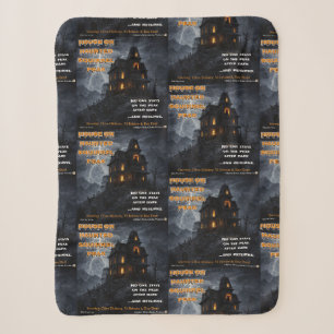 Haunted Squirrel Peak Sherpa Blanket