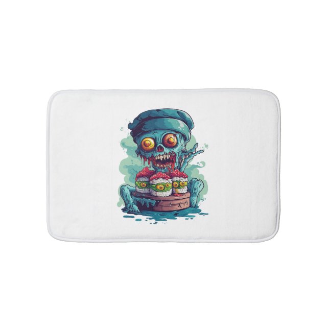 Haunted Sushi Chef Bath Mat (Front)