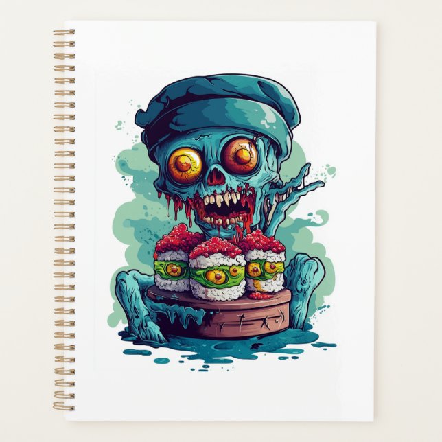 Haunted Sushi Chef Planner (Front)