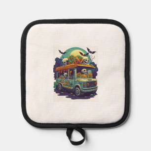  Haunted Taco Truck Pot Holder