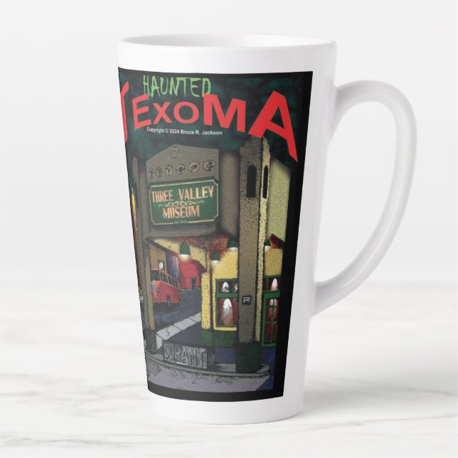 Haunted Texoma Latte Mug (Right)