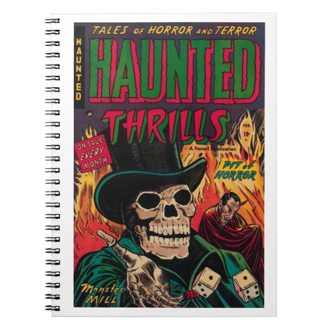Haunted Thrills #6 Pre-code Horror Comic Notebook (Front)