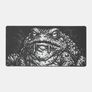 Haunted Toad Sigil by BurnsInHell Desk Mat