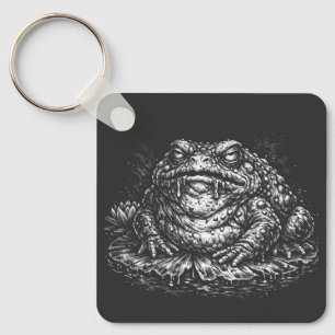 Haunted Toad Sigil by BurnsInHell Key Ring
