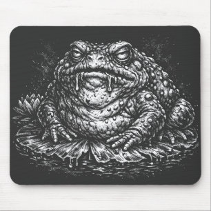 Haunted Toad Sigil by BurnsInHell Mouse Mat
