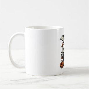 Haunted Town Shirt Vintage Halloween Bat Pumpkin T Coffee Mug