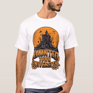 Haunted Town University Vintage Halloween Shirt