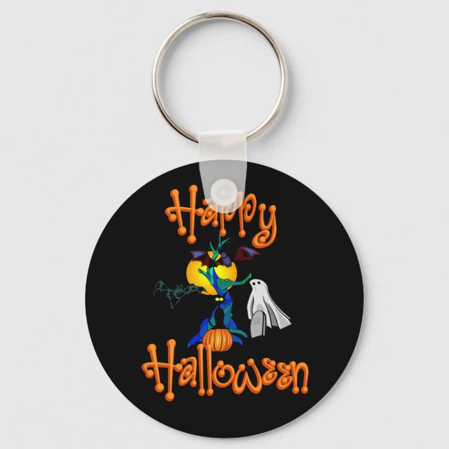 Haunted Tree Key Chain (Front)