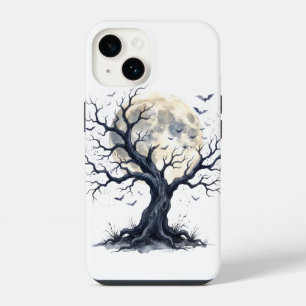 Haunted Tree Under the Full Moon iPhone 14 Case