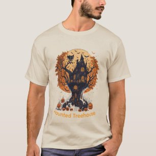 Haunted Treehouse Halloween Men's T-Shirt