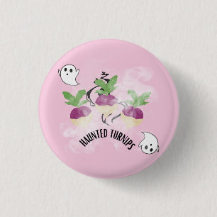 Haunted Turnips 3 Cm Round Badge