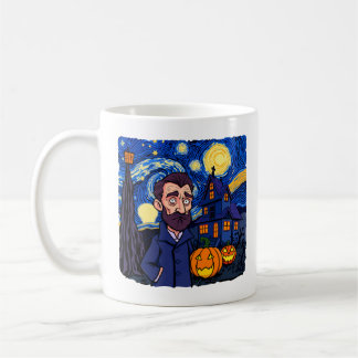 Haunted Van Gogh Scene – Gothic Starry Halloween N Coffee Mug