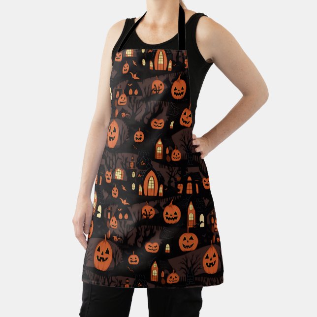 Haunted Village  Apron (Insitu)
