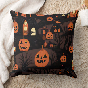 Haunted Village Cushion