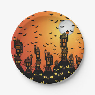 Haunted Village Plate