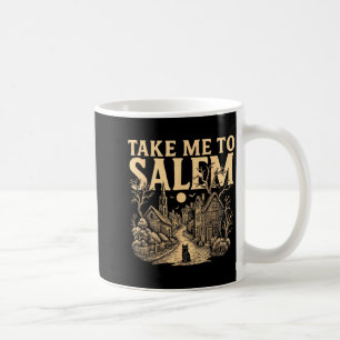 Haunted Village Spooky Halloween Witch Town Take Coffee Mug