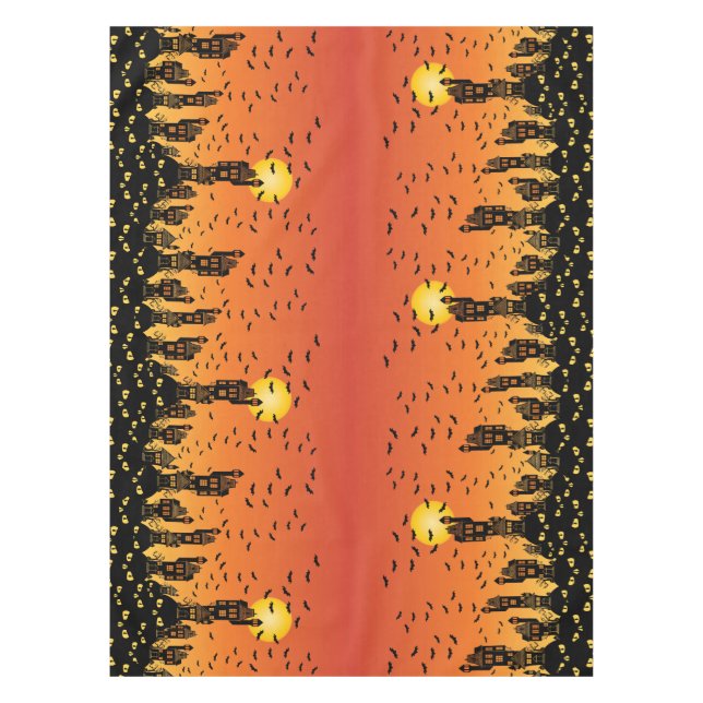 Haunted Village Tablecloth (Front)