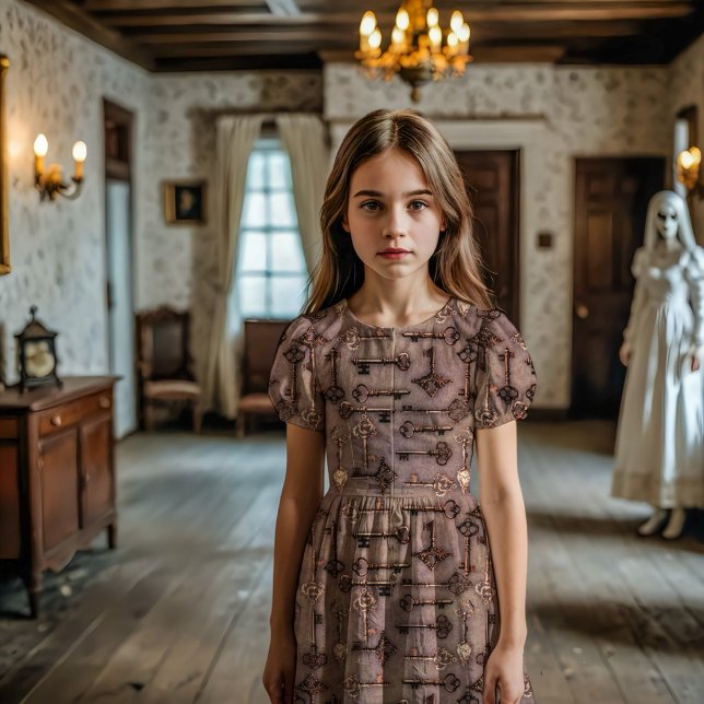 Haunted Vintage Keys Dusk Fabric (Creator Uploaded)