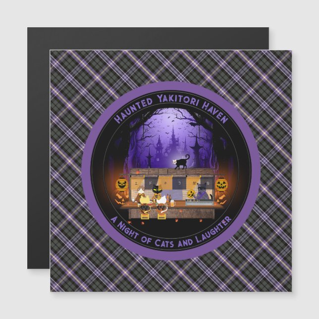 Haunted Yakitori Haven Magnetic Card (Front/Back)