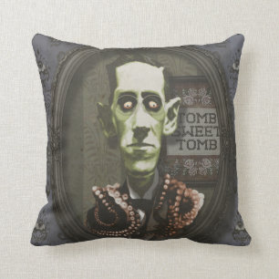 Haunted Zombie HP Lovecraft Pillow