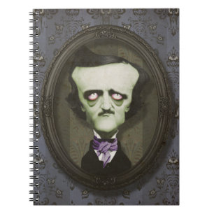 Haunted Zombie Poe Notebook