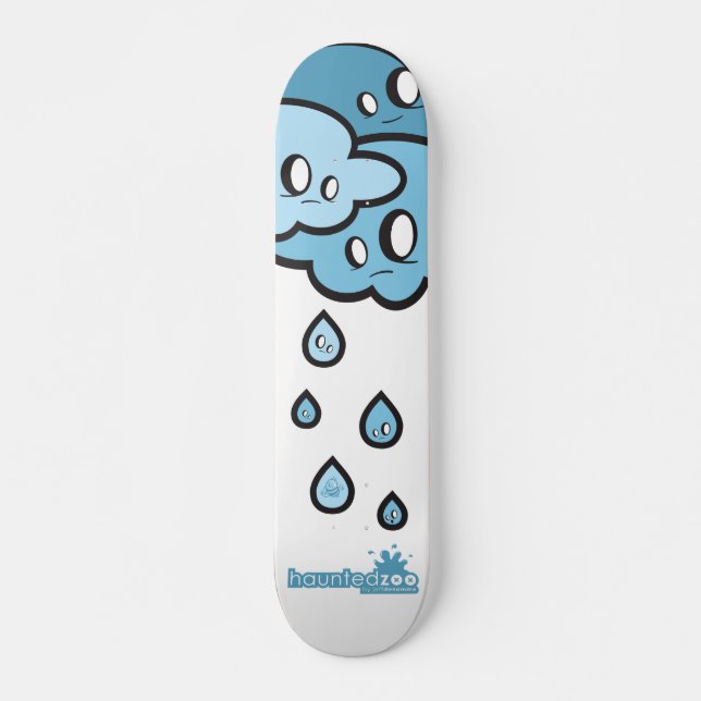 Haunted Zoo "Rain" Skateboard (Front)