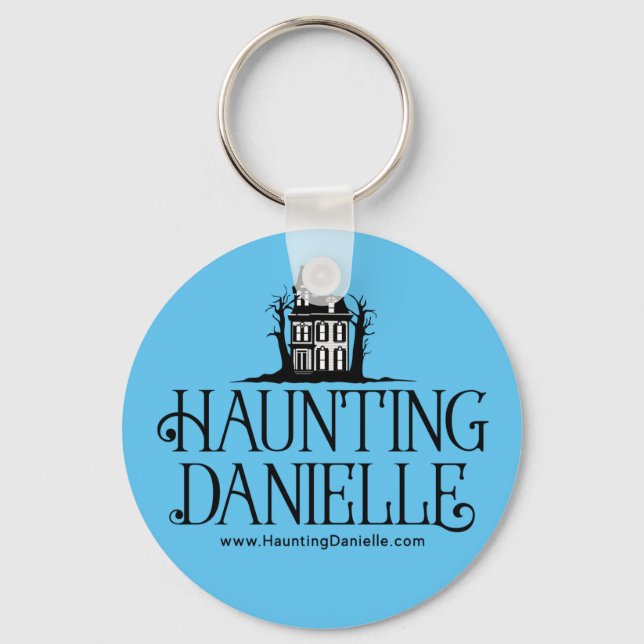 Haunting Danielle Keychain - Blue (Front)