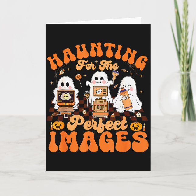 Haunting For The Perfect Images Medical Ultrasound Card (Front)