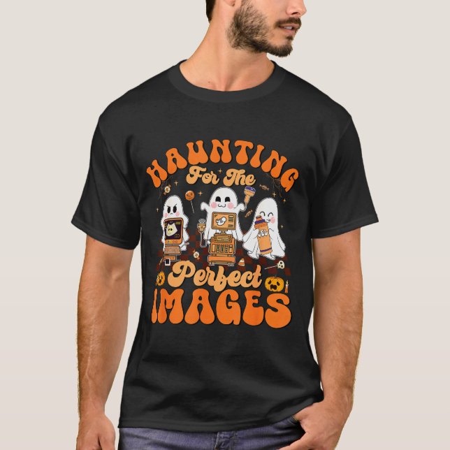 Haunting For The Perfect Images Medical Ultrasound T-Shirt (Front)