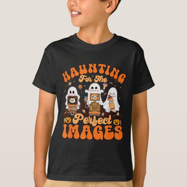 Haunting For The Perfect Images Medical Ultrasound T-Shirt (Front)