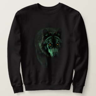 "Haunting Gaze of the Night Wolf" Sweatshirt