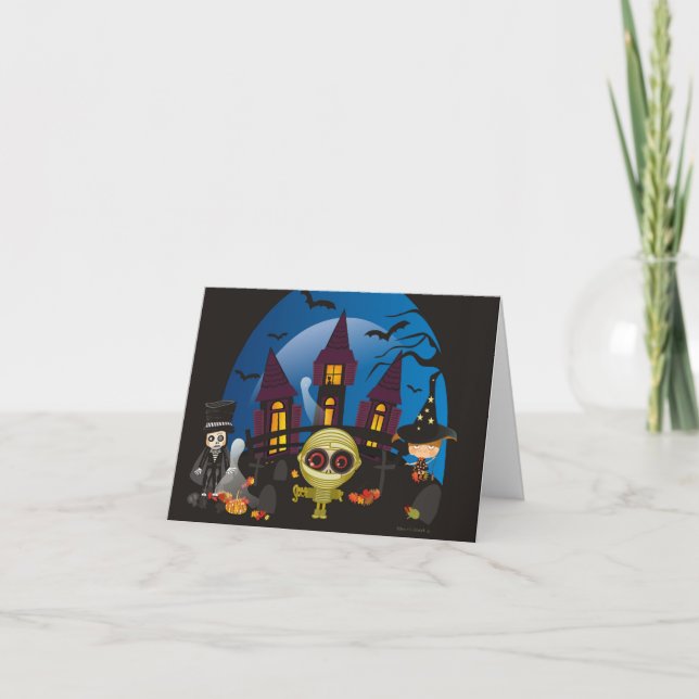 Haunting Halloween Nights Card (Front)