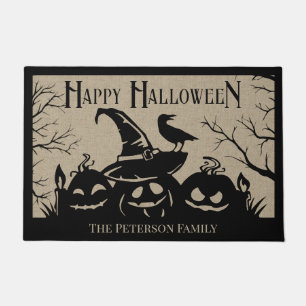 Haunting Halloween Welcome Doormat