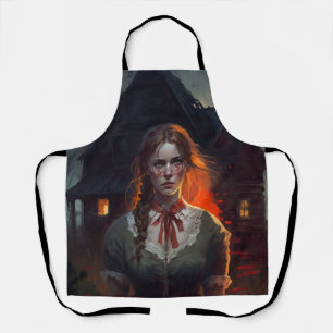 Haunting house apron